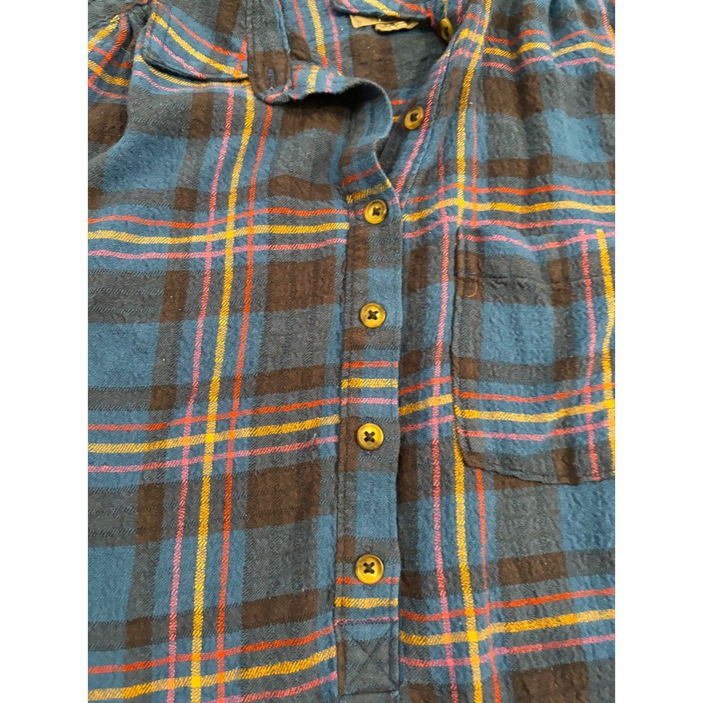 Anthropologie Isadora Plaid‎ Button-Back Tunic Size S - Picture 8 of 12